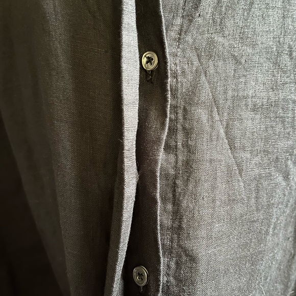 NWT James Perse Black Linen Dress 4 - Picture 5 of 9